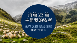 Psalm 23 YouVersion Enduring Word Chinese